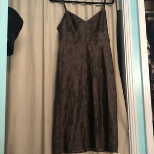 NWT, Gap dress, cute brown print, size 8